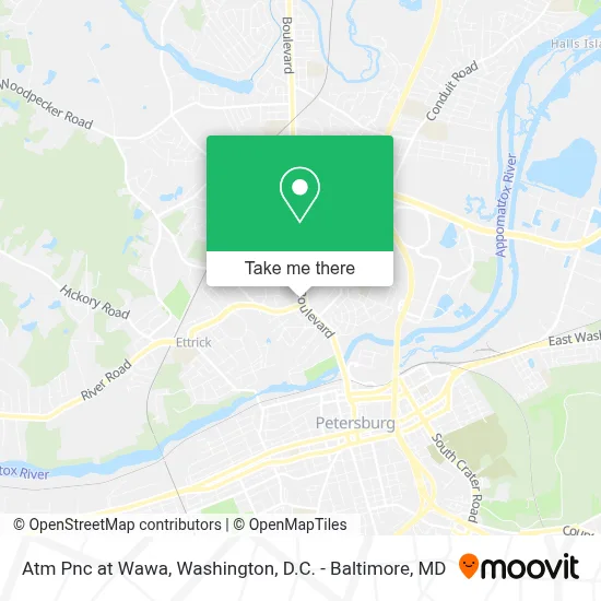Atm Pnc at Wawa map