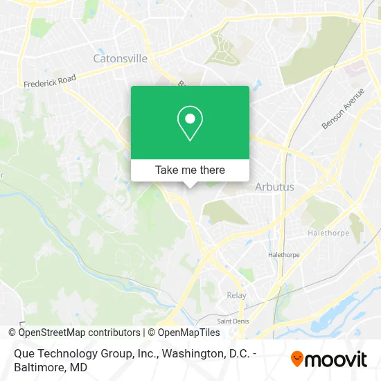 Que Technology Group, Inc. map