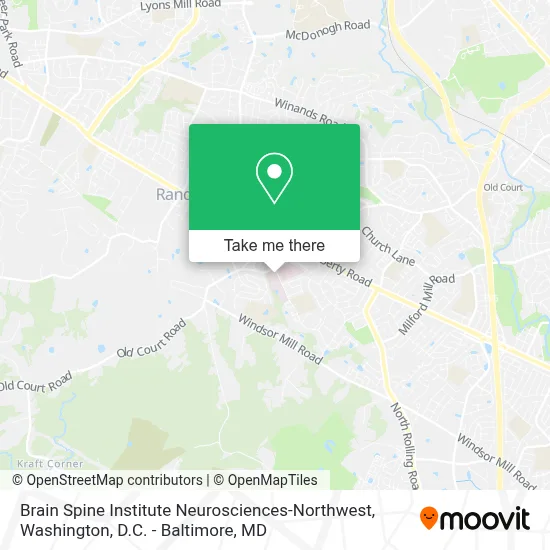 Brain Spine Institute Neurosciences-Northwest map