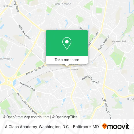 A Class Academy map
