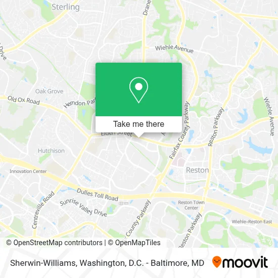 Sherwin-Williams map