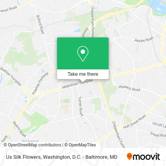 Us Silk Flowers map