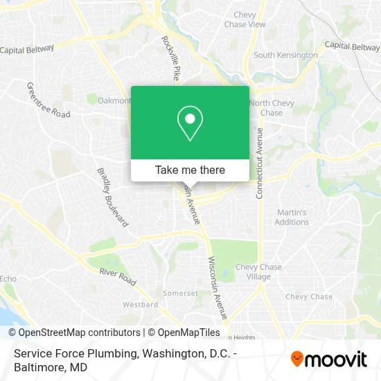 Service Force Plumbing map