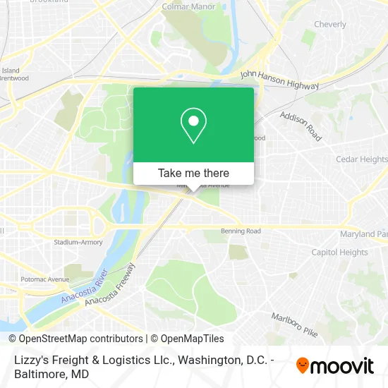 Lizzy's Freight & Logistics Llc. map