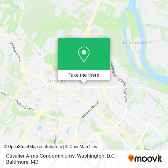 Cavalier Arms Condominiums map