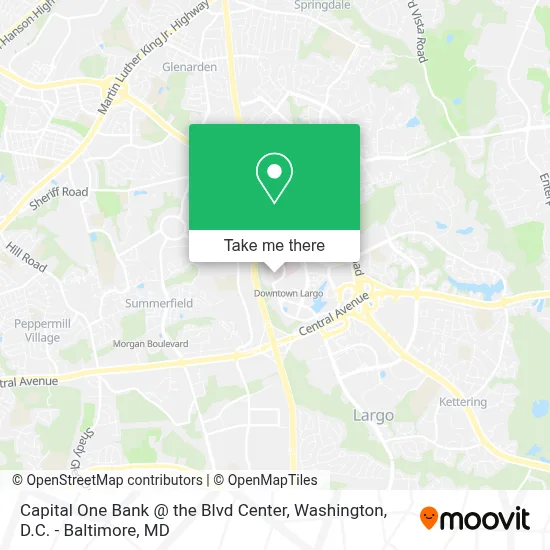 Capital One Bank @ the Blvd Center map