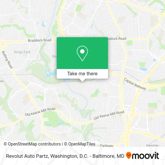 Revolut Auto Partz map