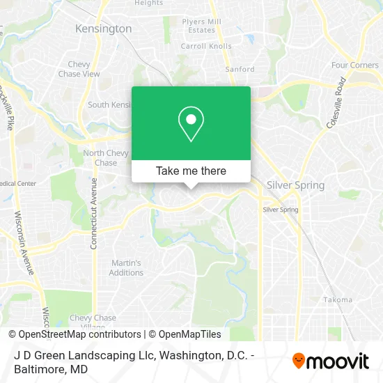 J D Green Landscaping Llc map