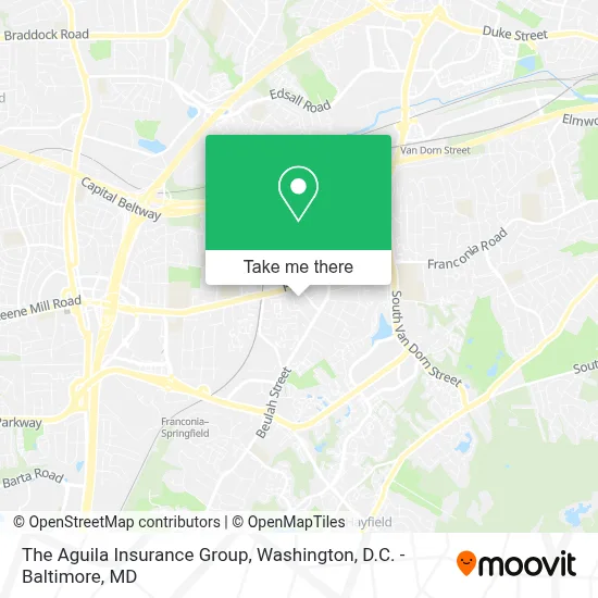 The Aguila Insurance Group map