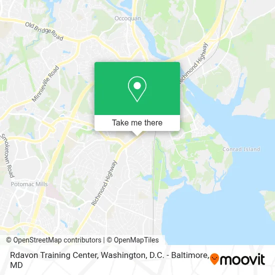 Rdavon Training Center map