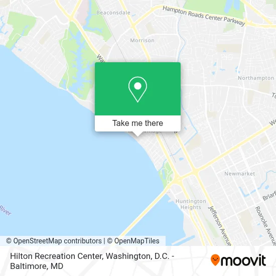 Hilton Recreation Center map