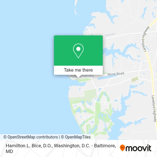 Hamilton L. Bice, D.O. map