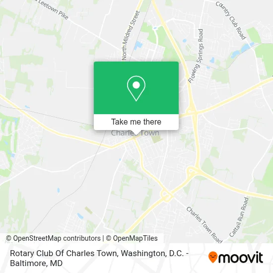 Rotary Club Of Charles Town map