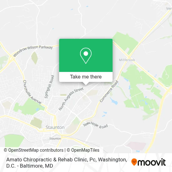 Amato Chiropractic & Rehab Clinic, Pc map
