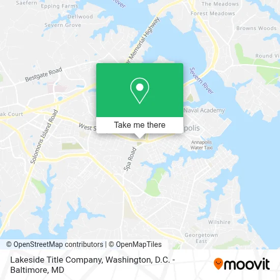 Lakeside Title Company map