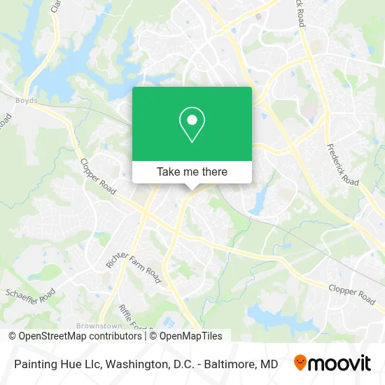 Painting Hue Llc map