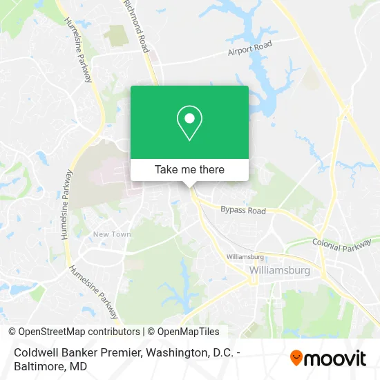 Coldwell Banker Premier map