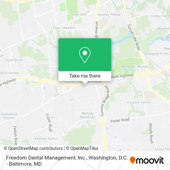 Freedom Dental Management, Inc. map