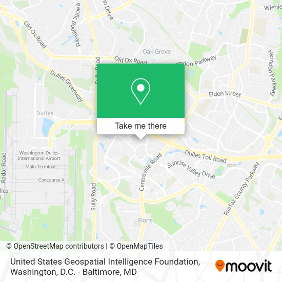 United States Geospatial Intelligence Foundation map