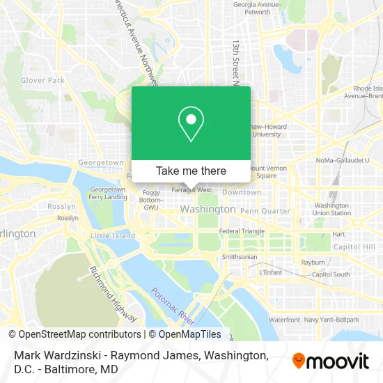 Mark Wardzinski - Raymond James map