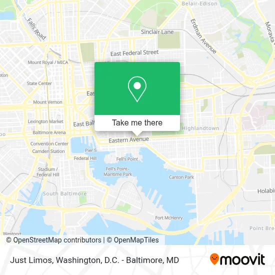 Just Limos map