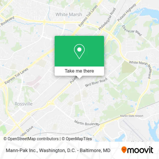 Mann-Pak Inc. map