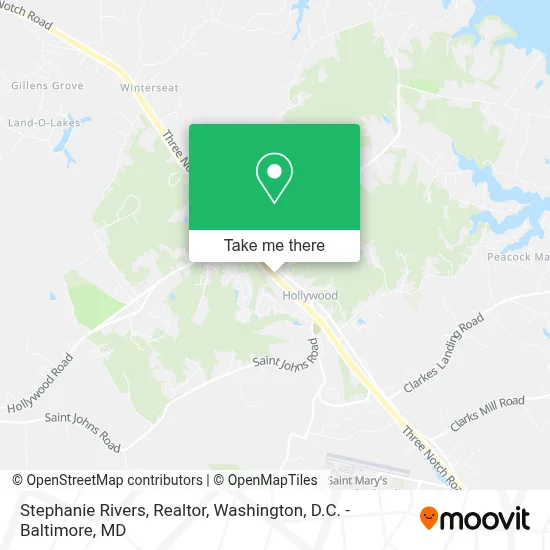 Stephanie Rivers, Realtor map