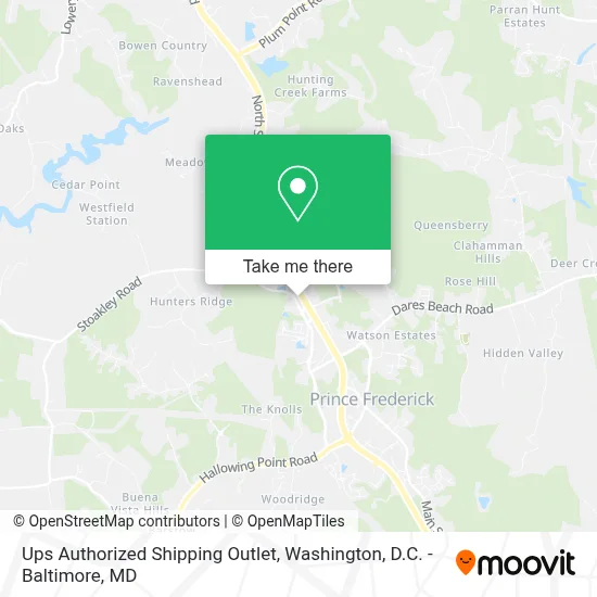 Ups Authorized Shipping Outlet map