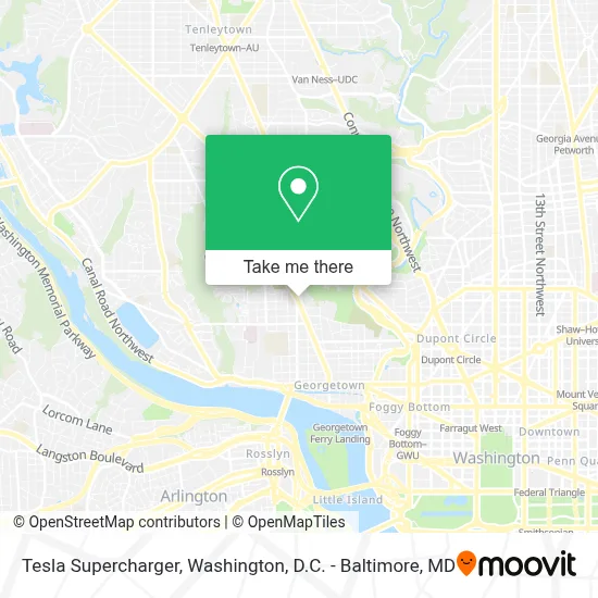 Tesla Supercharger map