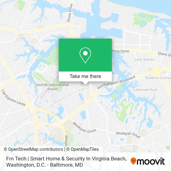 Fm Tech | Smart Home & Security In Virginia Beach map