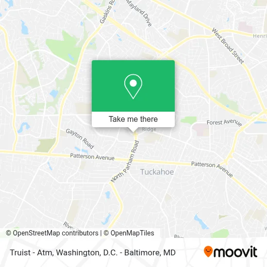 Truist - Atm map