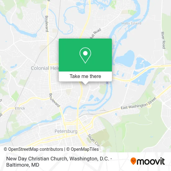 New Day Christian Church map