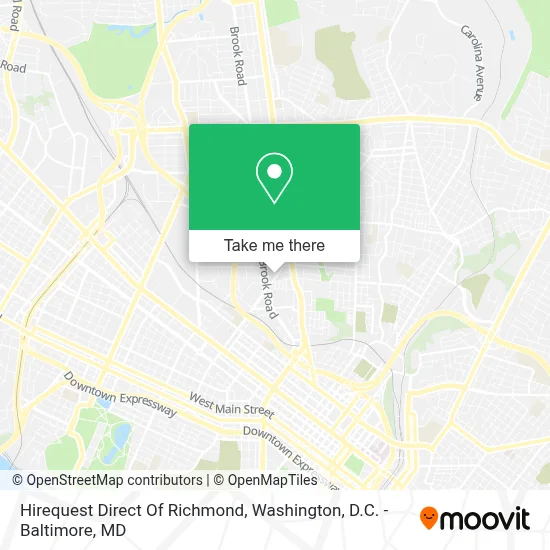 Hirequest Direct Of Richmond map