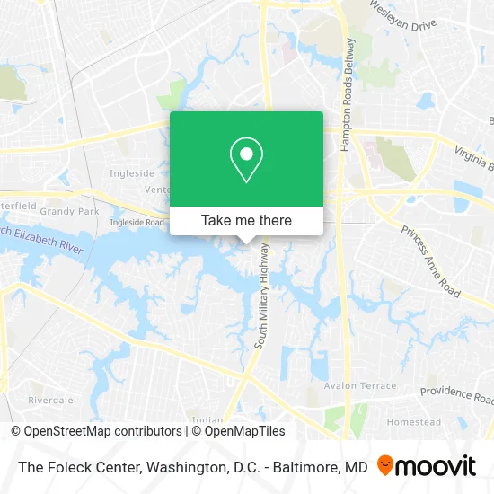 The Foleck Center map