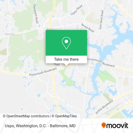 Usps map