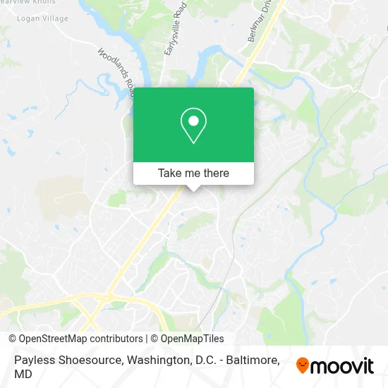 Payless Shoesource map