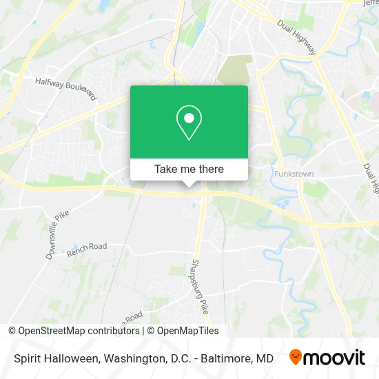 Spirit Halloween map