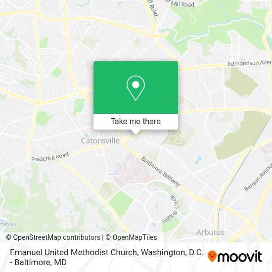 Emanuel United Methodist Church map