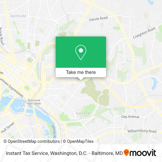 Instant Tax Service map