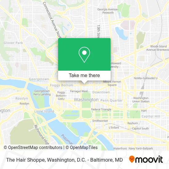 The Hair Shoppe map