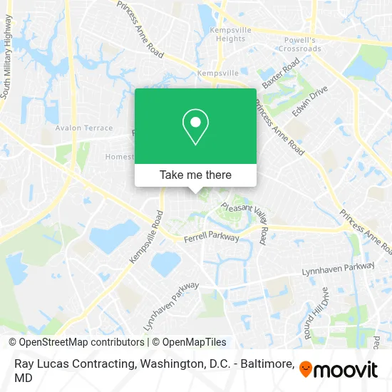 Ray Lucas Contracting map