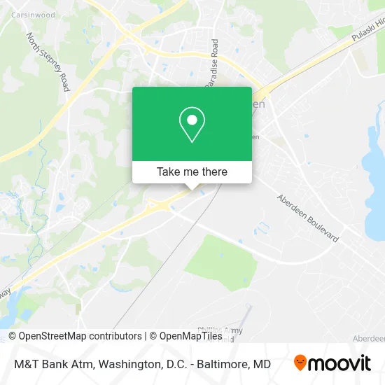 M&T Bank Atm map
