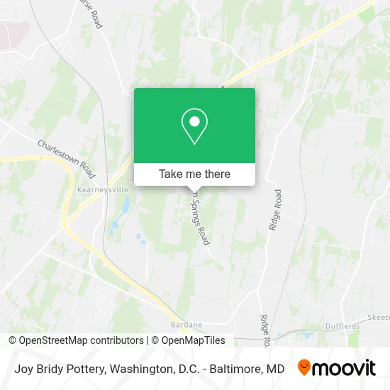 Joy Bridy Pottery map