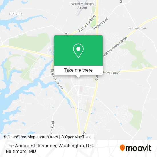 The Aurora St. Reindeer map