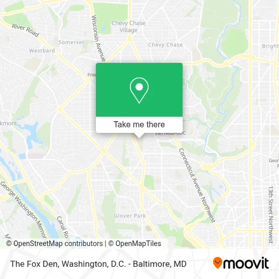 The Fox Den map