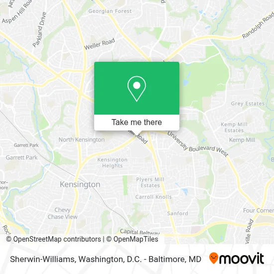 Sherwin-Williams map