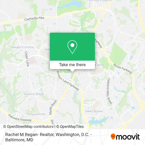 Rachel M Regan- Realtor map