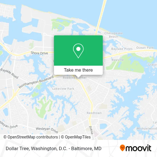 Dollar Tree map