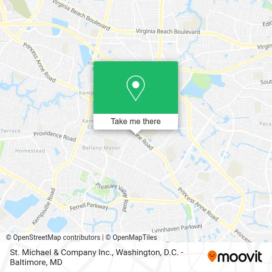 St. Michael & Company Inc. map