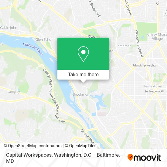 Capital Workspaces map